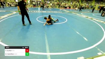 83 lbs Quarterfinal - Tristan Culton, Pitbull Wrestling Academy vs Hagen Hamilton, Cushing Tigers