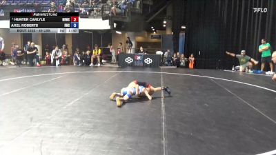 49 lbs Champ. Rd Of 16 - Hunter Carlyle, Mat Demon Wrestling Club vs Axel Roberts, Bobcat Wrestling Club