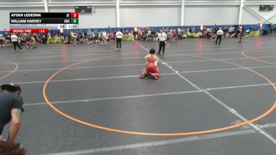 126 lbs Champ. Round 2 - William Harvey, Unattached vs Ayden Ledesma, Unattached
