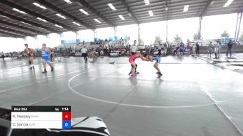 82 kg Rr Rnd 1 - Karver Peasley, Omak Wrecking Crew Wrestling vs Devin Garcia, Suples