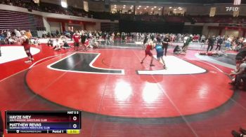 157 lbs Cons. Round 5 - Matthew Revas, Norman North Wrestling Club vs Hayze Ivey, Southmoore Wrestling Club