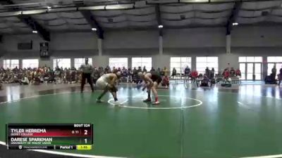 149 lbs 7th Place Match - Darese Sparkman, University Of Mount Union vs Tyler Herrema, Olivet College