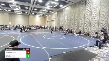 130 lbs Quarterfinal - Aubrie Molina, Rogue Nation vs Carmella Foley, North Coast Grapplers