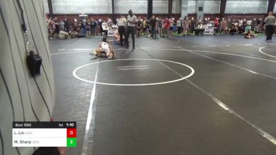 100 lbs Final - Liam Lin, Unattached vs Marie Sharp, Jersey 74