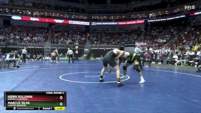 1A-215 lbs Cons. Round 2 - Aiden Sullivan, Nashua-Plainfield vs Marcus Silva, Lawton-Bronson