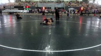 130 lbs Champ. Round 1 - Camilo Villarreal, Bradford Wrestling vs Jaxson Bray, Blackman Wrestling Club