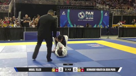 Bernardo Viriato Da Silva Paiva vs Miguel Telles 2025 Pan Kids Jiu-Jitsu IBJJF Championship