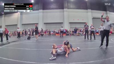 65 lbs Quarterfinal - Josiah Rivera, Blue Line Training Academy vs Knox Payne, Roundtree Wrestling Academy