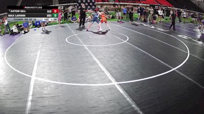 105 lbs Champ. Rd Of 16 - Axton Gill, Alaska vs Max Larwin, Oregon