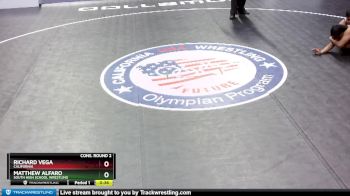 170 lbs Cons. Round 2 - Richard Vega, California vs Matthew Alfaro, South High School Wrestling