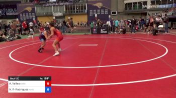 50 kg Rr Rnd 3 - Arelys Valles, Grand View Wrestling Club vs Natalie Reyna-Rodriguez, McKendree Bearcat Wrestling Club