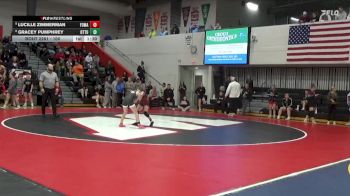 100 lbs 5th Place Match - Lucille Zimmerman, Fort Madison vs Gracey Pumphrey, Ottumwa