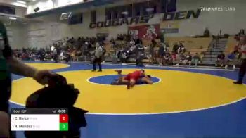 173 lbs Consolation - Ceasar Garza, Oakdale vs Roman Mendez, Buchanan