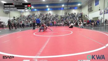 140-155 lbs Consolation - Hagen Remus, Barnsdall Youth Wrestling vs Jaxton Snelson, Barnsdall Youth Wrestling