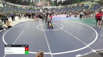 73 lbs Rr Rnd 1 - Isaiah Baca, New Mexico Bad Boyz vs Bryson Zunich, Badlands Elite