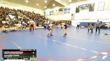 138 lbs Cons. Semi - Justin Shnayderman, Beverly Hills High School Wres vs Raymond Lizama, Alta Loma HS