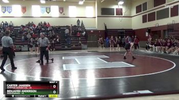 113 lbs Round 2 (4 Team) - Benjamin Anderson, Independence vs Carter Janssen, Hampton-Dumont-CAL