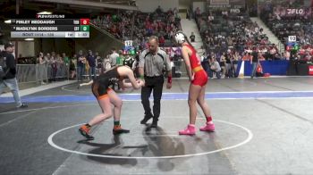 130 lbs Champ. Round 1 - Finley Meddaugh, Tonganoxie vs Madilynn Borders, Effingham