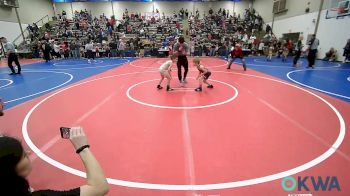 52 lbs Consolation - Allister Hunter, Owasso Takedown Club vs Conner Woods, Salina Wrestling Club