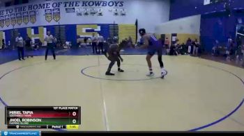 182 lbs 1st Place Match - Jhoel Robinson, Fleming Island vs Miriel Tapia, Southwest Miami