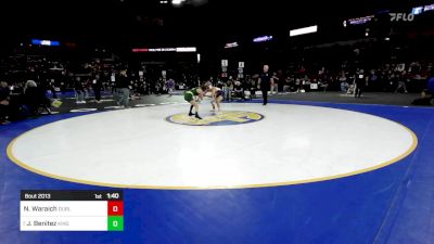 100 lbs Round Of 32 - Navjot Waraich, Dublin vs Josie Benitez, Kingsburg