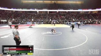 II-101 lbs Semifinal - Mason Tanner, Jordan-Elbridge-PB-US-CM vs Jakob Lucinski, Newfane