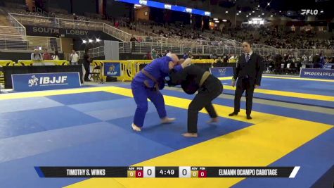Elmann Ocampo Cabotage vs Timothy S. Winks 2025 Pan Jiu Jitsu IBJJF Championship