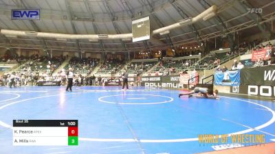 73 lbs Round Of 16 - Keegan Pearce, Apex vs Aviyahn Mills, Roundtree Wrestling Academy