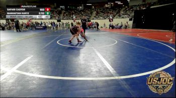 65 lbs Round Of 16 - Safari Castor, Woodward Youth Wrestling vs Manhattan Kurtz, SlyFox Wrestling Academy