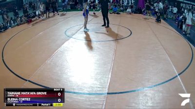 116 lbs Round 2 (8 Team) - Aleia Apostol, Hawaii vs Jenna Duran, California