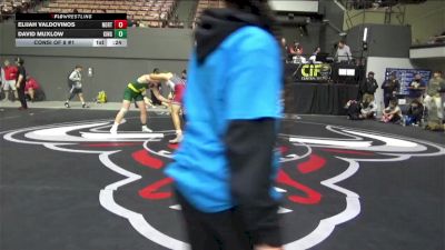 167 lbs Consi Of 8 #1 - Elijah Valdovinos, North vs David Muxlow, Kingsburg