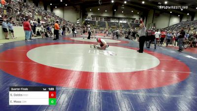 105 lbs Quarterfinal - Samson Dobbs, Social Circle USA Takedown vs Emory Moss, Commerce Wrestling Club