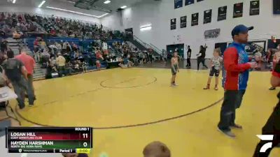 93 lbs Round 1 - Kye Carter, Powell Wrestling Club vs Corbin Henley, North Big Horn Rams