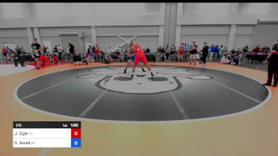 215 lbs C-4 - Jordan Ogle, Tennessee vs Salem Awad, Virginia