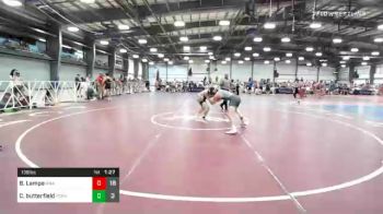 138 lbs Prelims - Ben Lampe, Roundtree Wrestling Academy Blue vs Caleb Butterfield, Pennsylvania Rangers