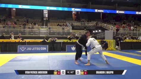 Brandon L Maupin vs Ryan Patrick Anderson 2025 Pan Jiu Jitsu IBJJF Championship