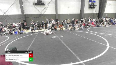 70 lbs Quarterfinal - Raiden Crook Hutsler, White River Jr. WC vs Mikhael Makarov, Askeo International Mat Club