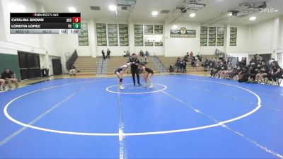 117 lbs Finals (2 Team) - Catalina Brown, Arizona Christian University vs Loretta Lopez, Vanguard