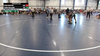 Silver 141 lbs Champ. Round 1 - Chris Williams, North Iowa Area Community College vs Evan Bratten, Cornell College