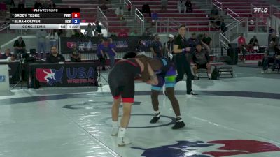 57 kg Cons. Semis - Brody Teske, PWC RTC vs Elijah Oliver, NYAC/Capital WC