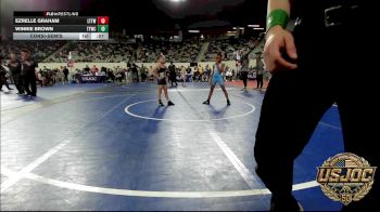 65 lbs Consolation - Ezrelle Graham, L-Town Titans vs Winnie Brown, Team Tulsa Wrestling Club