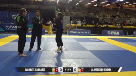 Lia Kate Knox-Hershey vs Carmelite Jean Hauge 2025 Pan Jiu Jitsu IBJJF Championship