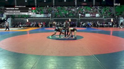 6A 144 lbs Champ. Round 1 - Cayden Mcghee, Clay Chalkville vs Braydon Tray, Pell City