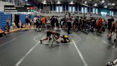 56 lbs Round 5 (6 Team) - Zayden Davis, Creeks Wrestling vs Apple Calhoun, BHWC | Dirt Divers