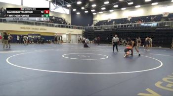 165 lbs Cons. Round 3 - Matthew Flores, Rio Hondo vs Giancarlo Tolentino, Palomar College