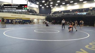 165 lbs Cons. Round 3 - Matthew Flores, Rio Hondo vs Giancarlo Tolentino, Palomar College