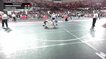 110 lbs Semifinal - Corbyn Weiss, CrassTrained: Weigh In Club vs Brendan Henderson, LAW