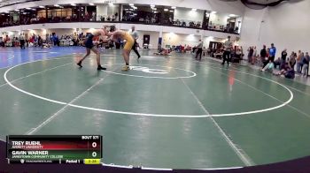 133 Freshman/Soph 7th Place Match - Gavin Warner, Jamestown Community College vs Trey Ruehl, Averett University