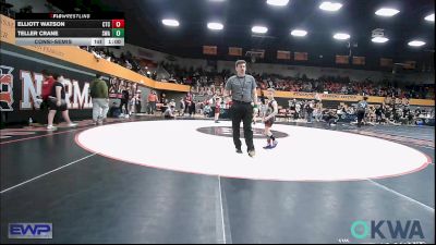 55 lbs Rr Rnd 3 - Elliott Watson, Comanche Takedown Club vs Teller Crane, Shelton Wrestling Academy