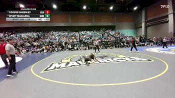 150 lbs Semifinal - Cooper Sheesley, Del Oro vs Wyatt Madalena, Battle Mountain